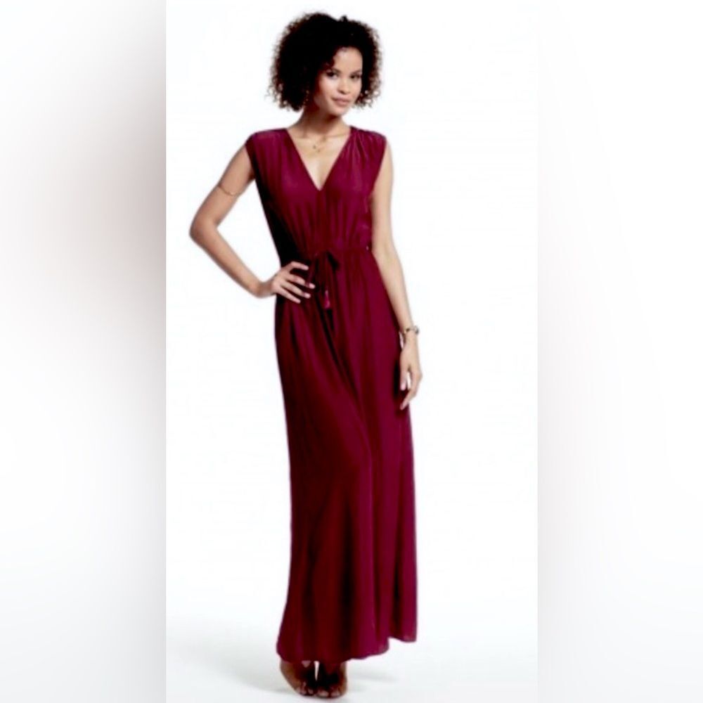 CALYPSO ST BARTH TRILA DRESS MERLOT XS